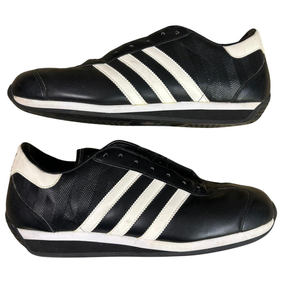 vintage y2k 2008 Adidas Bowling shoes sz 12 streetwear gorpcore 2000s no laces